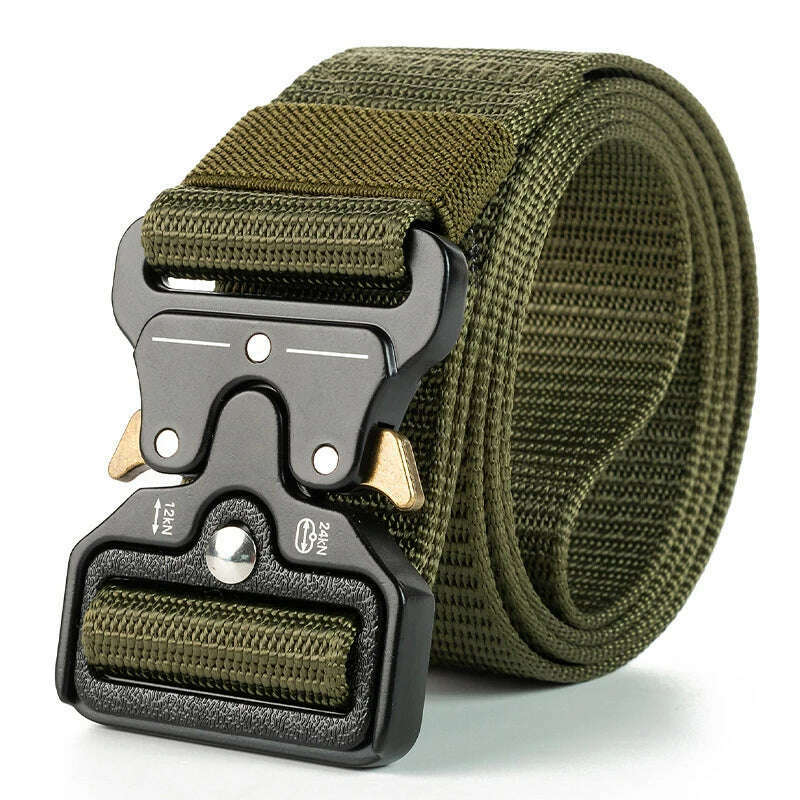 Men Belt Army Outdoor Hunting Tactical Multi Function Combat Survival High Quality Marine Corps Canvas For Nylon Male Luxury - KIMLUD