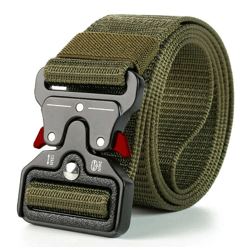 Men Belt Army Outdoor Hunting Tactical Multi Function Combat Survival High Quality Marine Corps Canvas For Nylon Male Luxury - KIMLUD