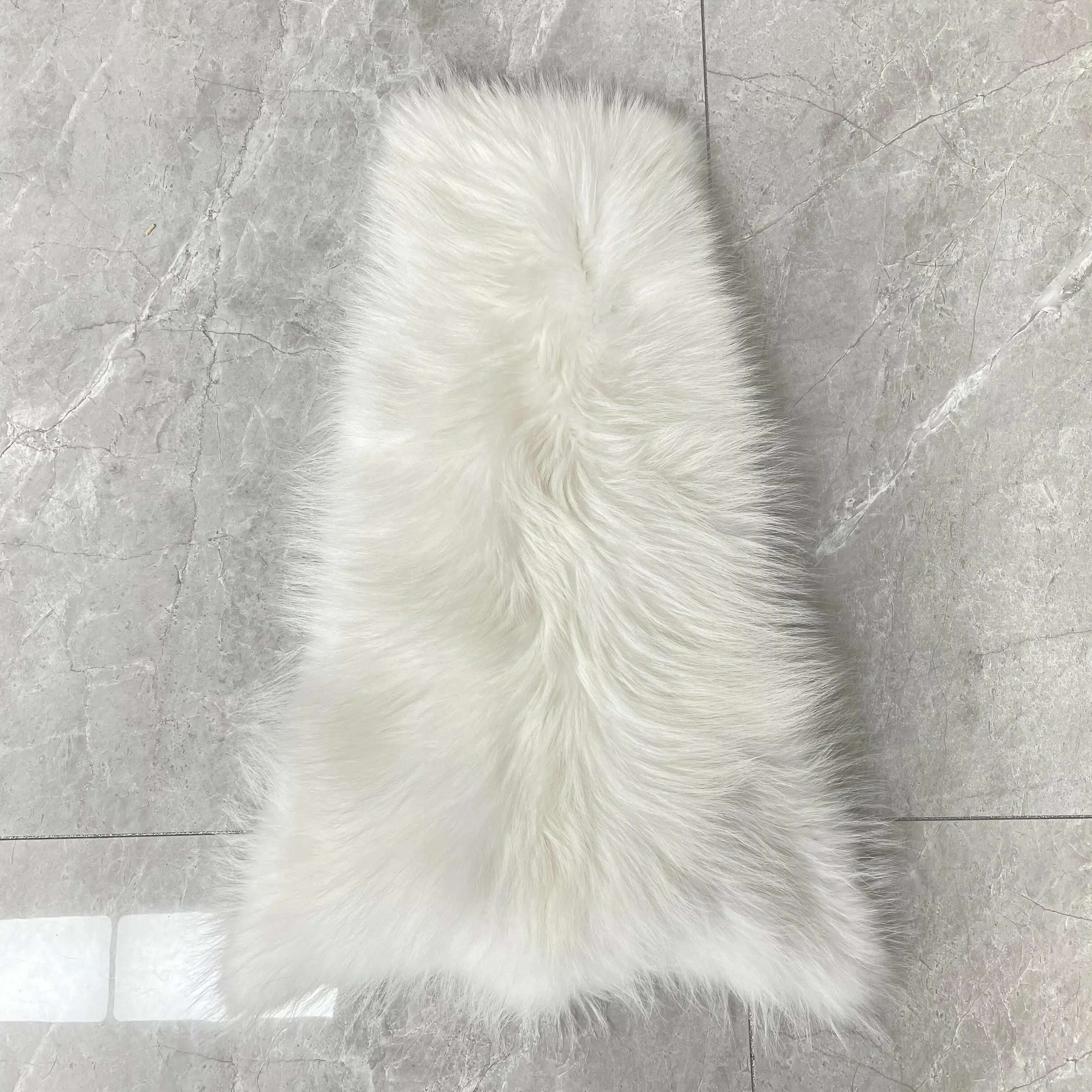 KIMLUD, Men Clothes Golden Island White Special Fox Fur Coat Full Pelt Customized Size Available, White / XS(88cm), KIMLUD APPAREL - Womens Clothes