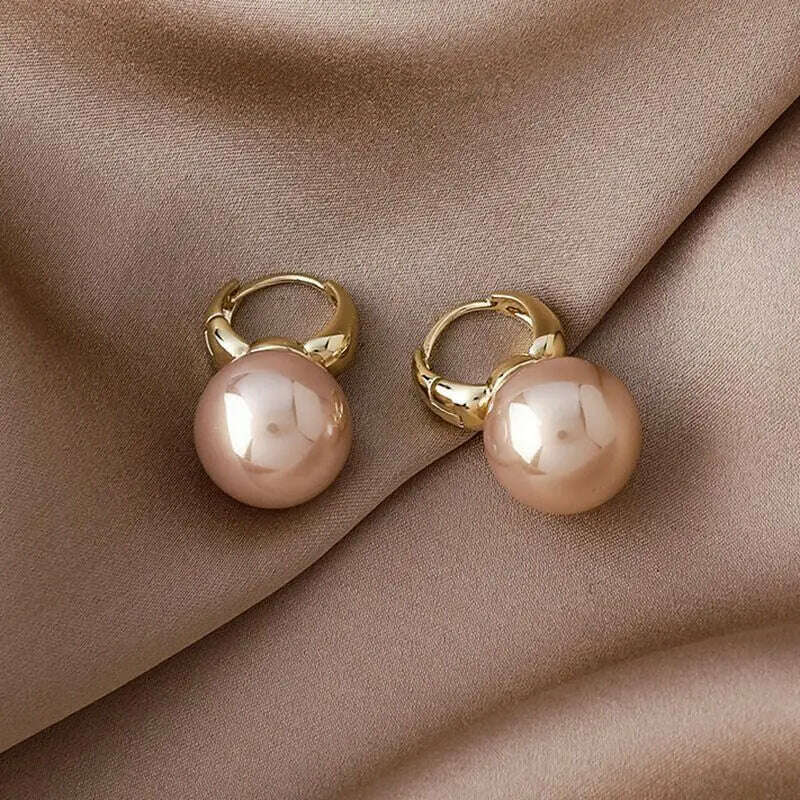 KIMLUD, MiHan Fashion Jewelry Elegant Temperament Simulated Pearl Drop Earrings For Women Wedding Gifts 2024 Trend New, KIMLUD Womens Clothes