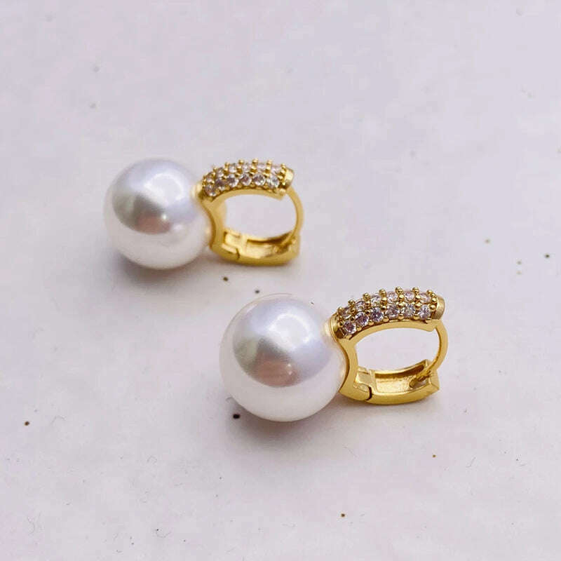 KIMLUD, MiHan Fashion Jewelry Elegant Temperament Simulated Pearl Drop Earrings For Women Wedding Gifts 2024 Trend New, Style-3, KIMLUD APPAREL - Womens Clothes