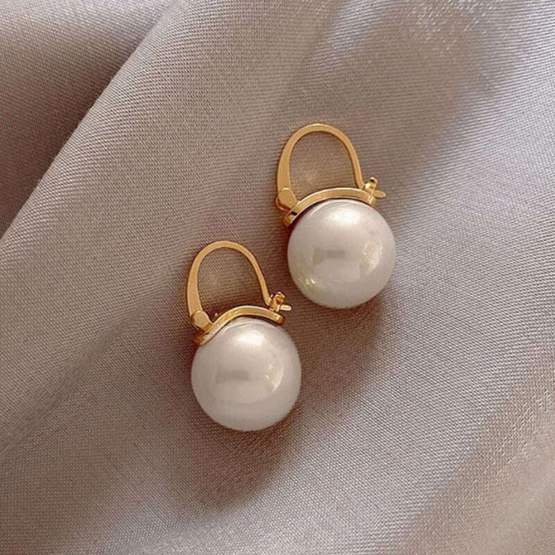 KIMLUD, MiHan Fashion Jewelry Elegant Temperament Simulated Pearl Drop Earrings For Women Wedding Gifts 2024 Trend New, Style-7, KIMLUD APPAREL - Womens Clothes