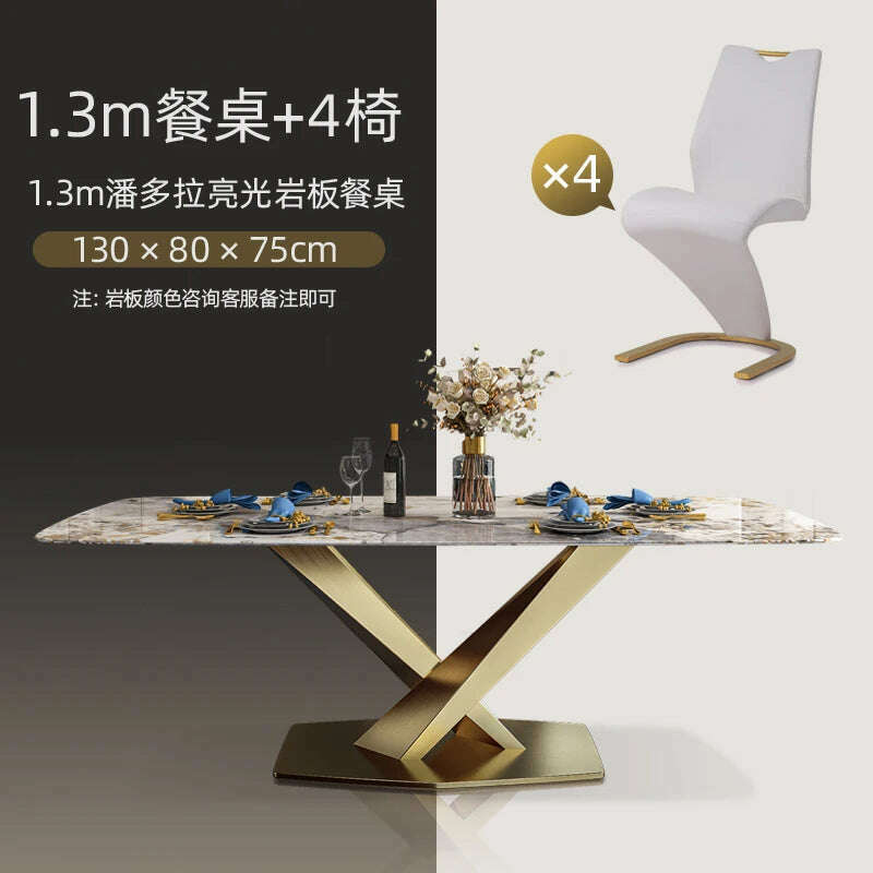 KIMLUD, Mobile Kitchen Dining Tables Bedside Design Living Room Extendable Dining Tables Salon Articulos Para El Hogar Home Furniture, Customized rock slab, KIMLUD APPAREL - Womens Clothes