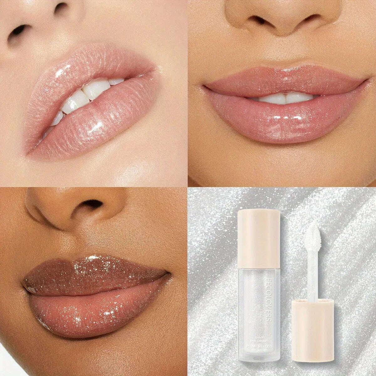 Moisturizing And Lip Lacquer Sparkling Lip Gel Lip Gloss Shiny And Glittery Glass Lips Daily Makeup Water Glossy Lip Color - KIMLUD