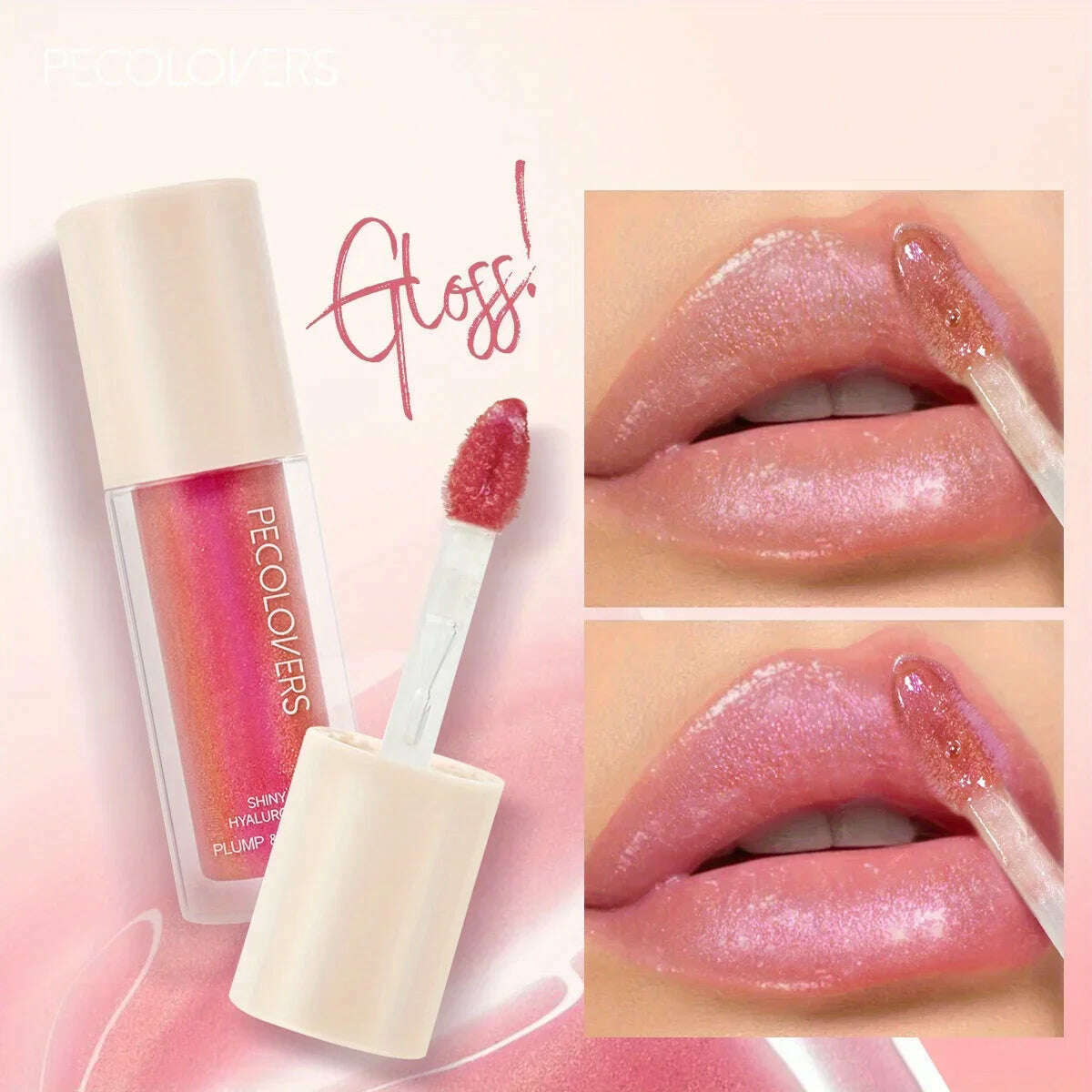 Moisturizing And Lip Lacquer Sparkling Lip Gel Lip Gloss Shiny And Glittery Glass Lips Daily Makeup Water Glossy Lip Color - KIMLUD