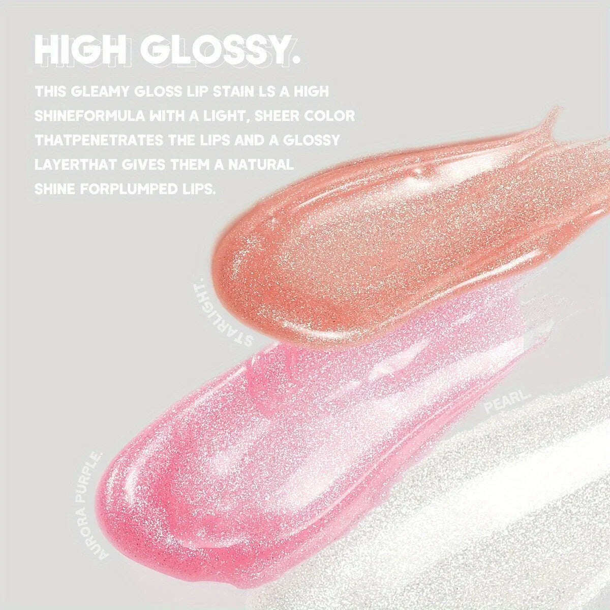 Moisturizing And Lip Lacquer Sparkling Lip Gel Lip Gloss Shiny And Glittery Glass Lips Daily Makeup Water Glossy Lip Color - KIMLUD