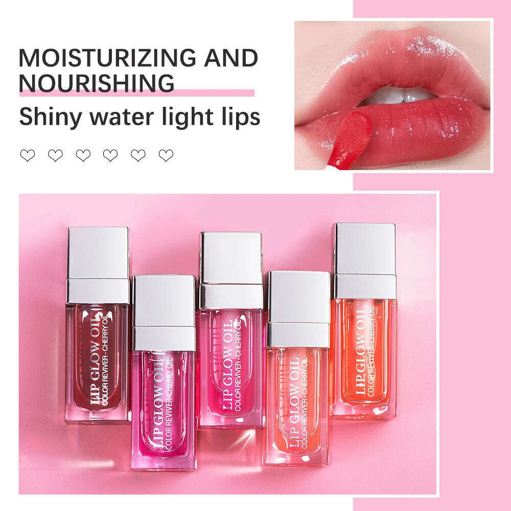 Moisturizing Lip Balm Original Lip Oil Gloss Care of the Lips Benetitnt for Lips Plumping Exfoliating Pink Plumping Gloss Oil - KIMLUD