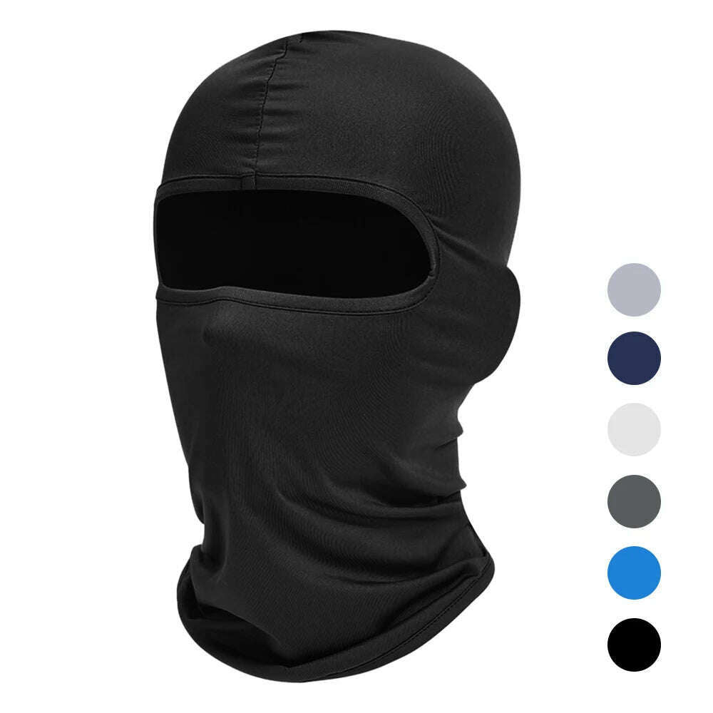 KIMLUD, Motorcycle Balaclava Full Face Cover Warmer Windproof Breathable Motorbike Motocross Cycling Biker Cycling Anti-UV Men Helmet, KIMLUD Womens Clothes