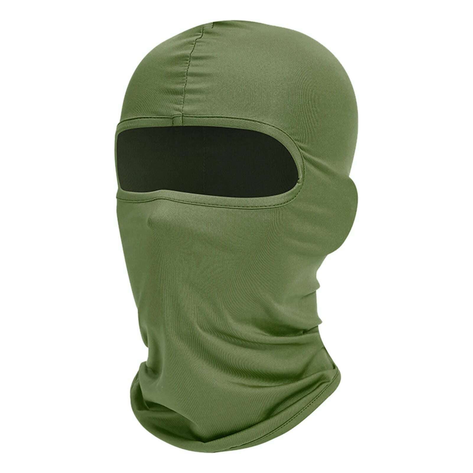 KIMLUD, Motorcycle Balaclava Full Face Cover Warmer Windproof Breathable Motorbike Motocross Cycling Biker Cycling Anti-UV Men Helmet, Army green, KIMLUD APPAREL - Womens Clothes