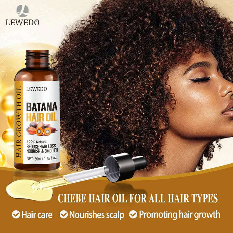 Natural 100% Pure Batana Oil For Hair Growth Batana Oil Butter Hair Mask From Honduras Hair Loss Treatment For Black Men & Women - KIMLUD