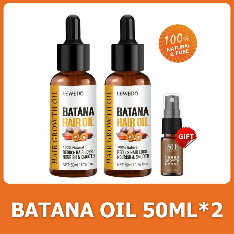 Natural 100% Pure Batana Oil For Hair Growth Batana Oil Butter Hair Mask From Honduras Hair Loss Treatment For Black Men & Women - KIMLUD