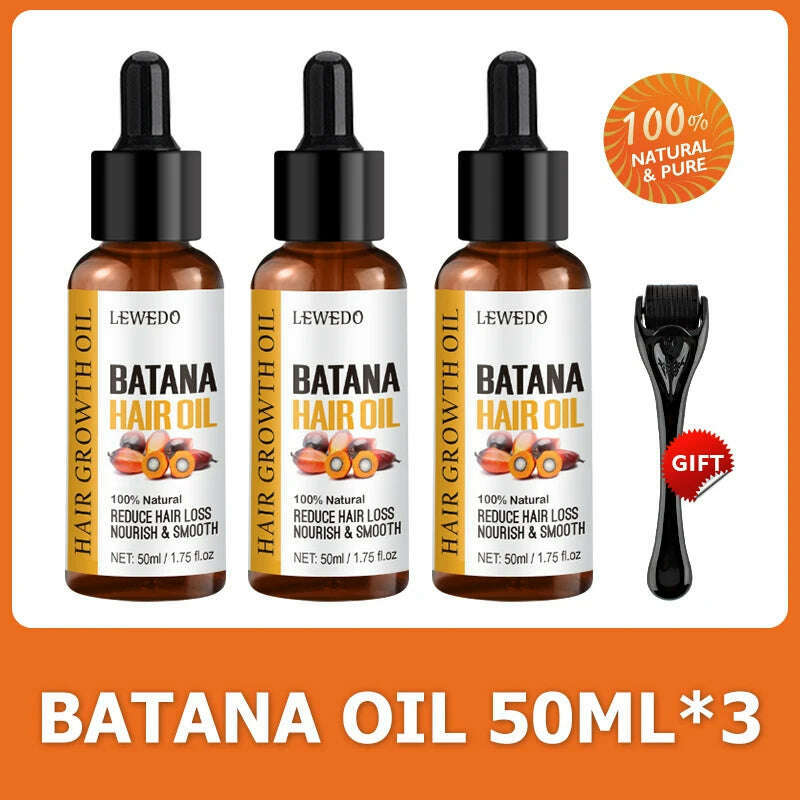 Natural 100% Pure Batana Oil For Hair Growth Batana Oil Butter Hair Mask From Honduras Hair Loss Treatment For Black Men & Women - KIMLUD