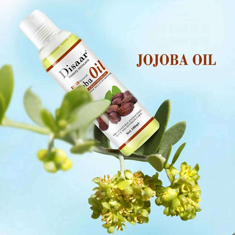 KIMLUD, Natural Organic Jojoba Oil Anti Aging Firming Skin Face Oil Moisturizing Relaxing Massage Oil Hair Repair Skin Care Body Oil, KIMLUD Womens Clothes