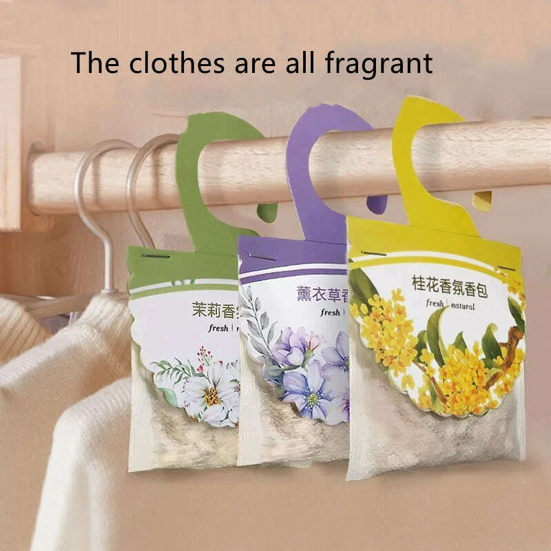 KIMLUD, Natural Sachet Hanging Lavender Spice Pack Bedroom Closet Aromatherapy long-lasting deodorizing air freshener, KIMLUD Womens Clothes