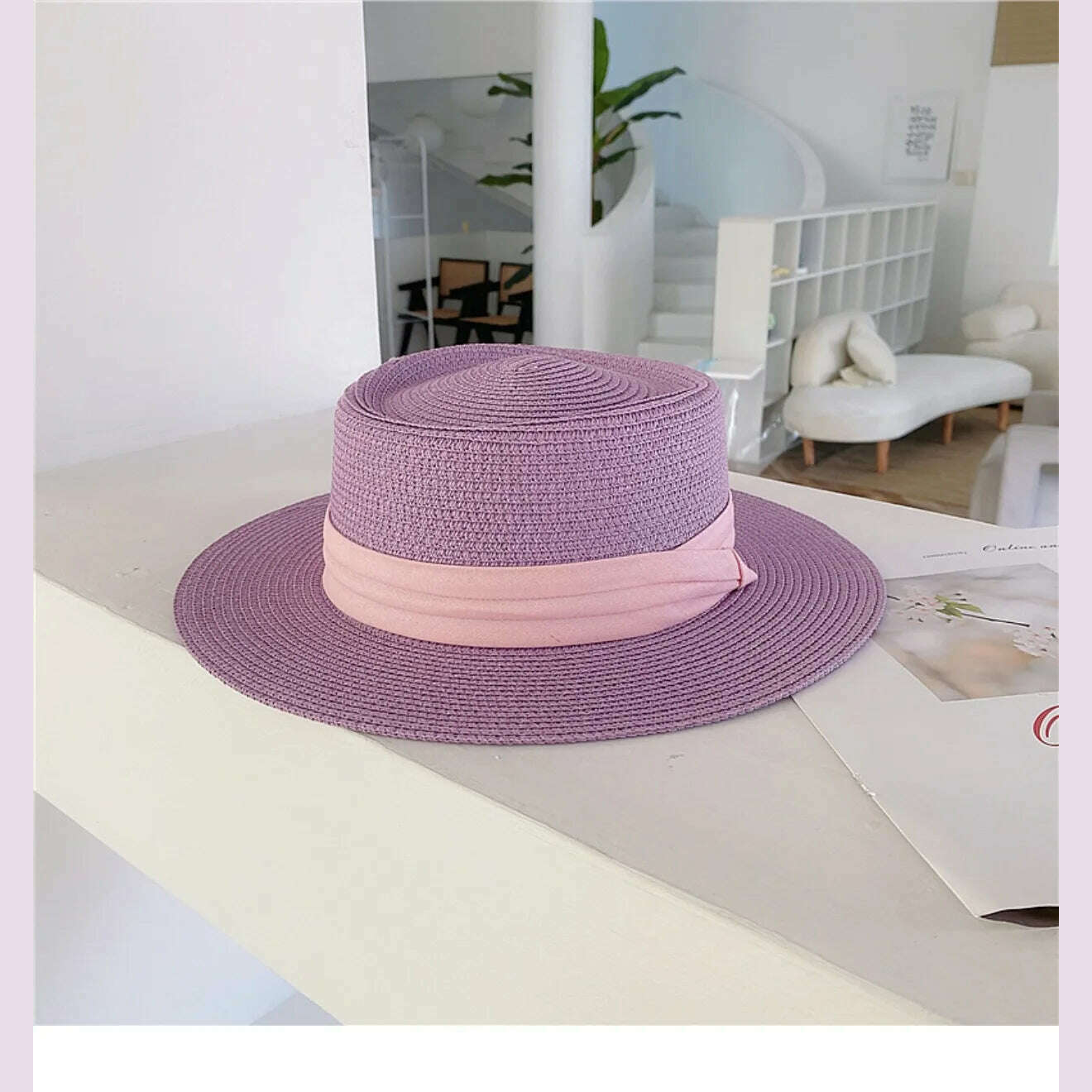 KIMLUD, Net celebrity sun-shading flat straw hat women summer fedora hat travel on the beach and beach vacation sunscreen hat панама, 17 / China / 56-58cm, KIMLUD APPAREL - Womens Clothes