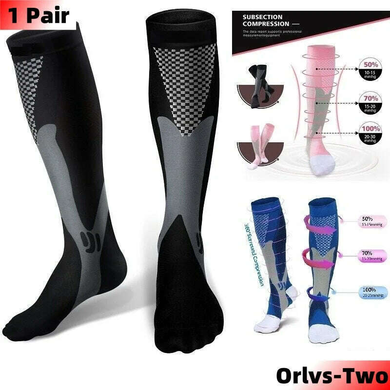 New Arrival Stockings Compression Golf Sport Socks Medical Nursing Stockings Prevent Varicose Veins Socks Fit For Rugby Socks - KIMLUD