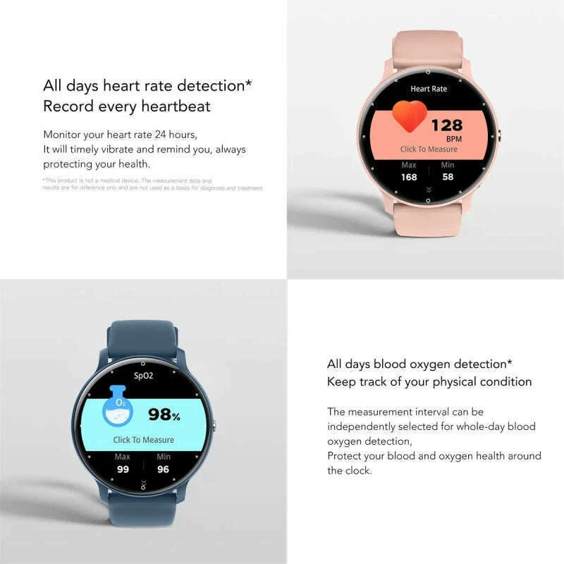 New Bluetooth Call Smart Watch Men Fitness Tracker Heart Rate Sleep Monitoring Sport Waterproof Smartwatch Women For Android IOS - KIMLUD