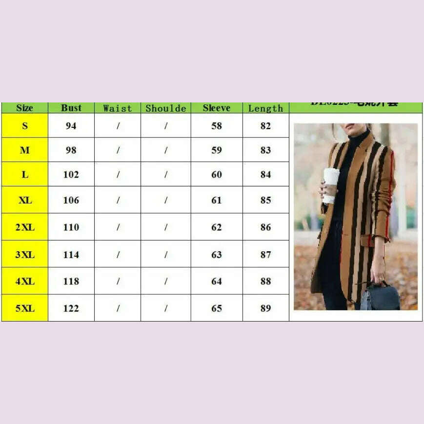 KIMLUD, New Fashion Women Casual All Match Coats Jackets Autumn Winter Solid Color Jacket Stand Up Collar Ladies Woolen Coat, KIMLUD Womens Clothes