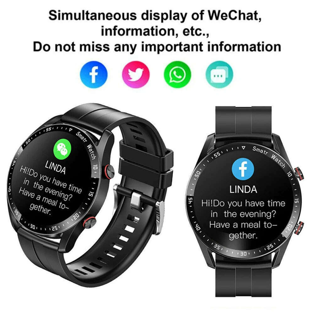 KIMLUD, New HW20 Smart Watch Men ECG+PPG Smartwatch Waterproof Bluetooth Call Heart Rate Monitoring Message Reminder Sports Watch Men, KIMLUD Womens Clothes