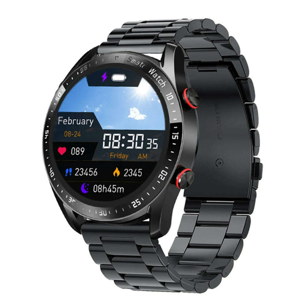 New HW20 Smart Watch Men ECG+PPG Smartwatch Waterproof Bluetooth Call Heart Rate Monitoring Message Reminder Sports Watch Men - KIMLUD