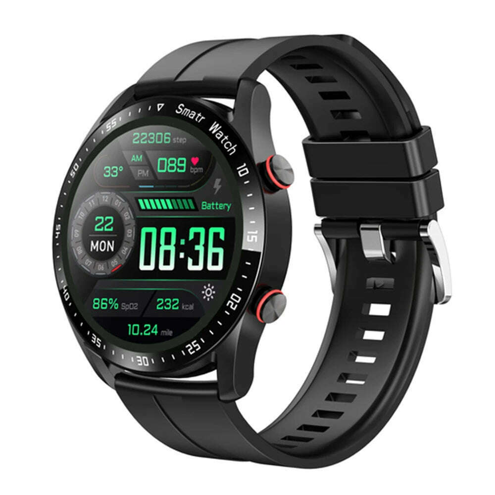 KIMLUD, New HW20 Smart Watch Men ECG+PPG Smartwatch Waterproof Bluetooth Call Heart Rate Monitoring Message Reminder Sports Watch Men, A, KIMLUD APPAREL - Womens Clothes