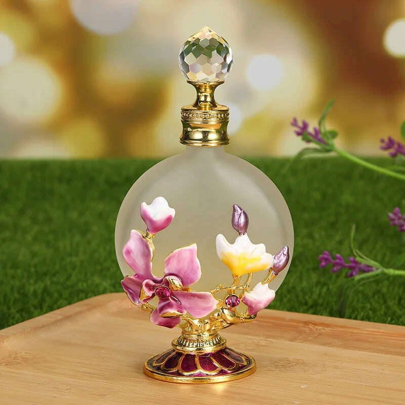 New perfume bottle with essential oils Arabian Middle Eastern style empty bottle - KIMLUD