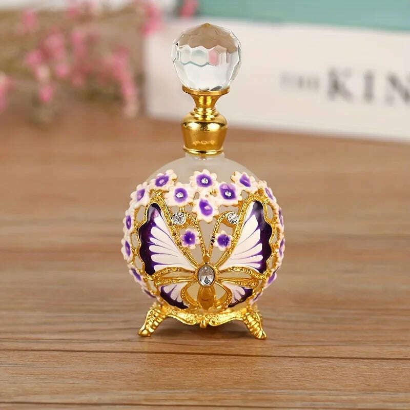 KIMLUD, New perfume bottle with essential oils Arabian Middle Eastern style empty bottle, 25ml 1 / Glass, KIMLUD APPAREL - Womens Clothes