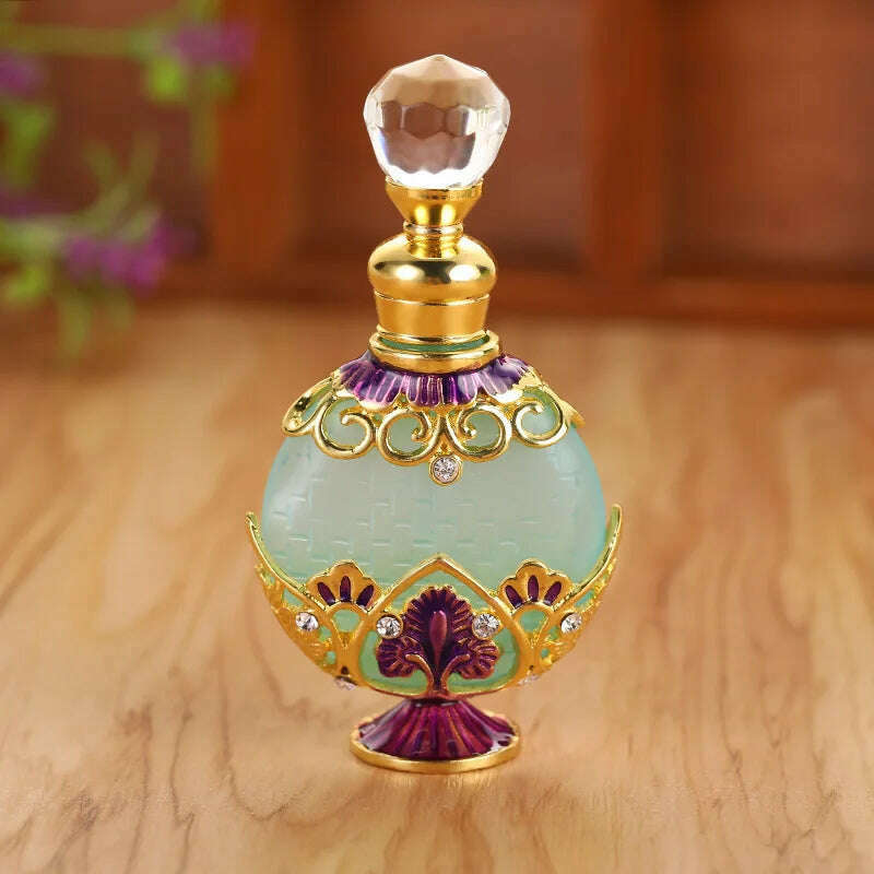 New perfume bottle with essential oils Arabian Middle Eastern style empty bottle - KIMLUD