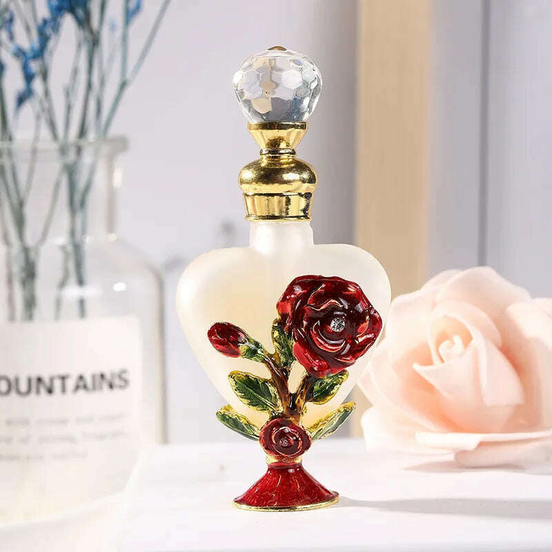 New perfume bottle with essential oils Arabian Middle Eastern style empty bottle - KIMLUD