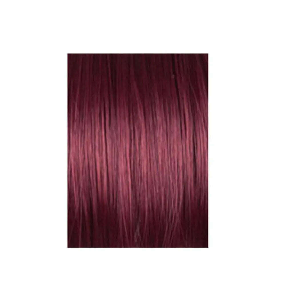 KIMLUD, New selling wig female long curly hair big wave synthetic high temperature silk mechanism wig set, Wine Red, KIMLUD APPAREL - Womens Clothes