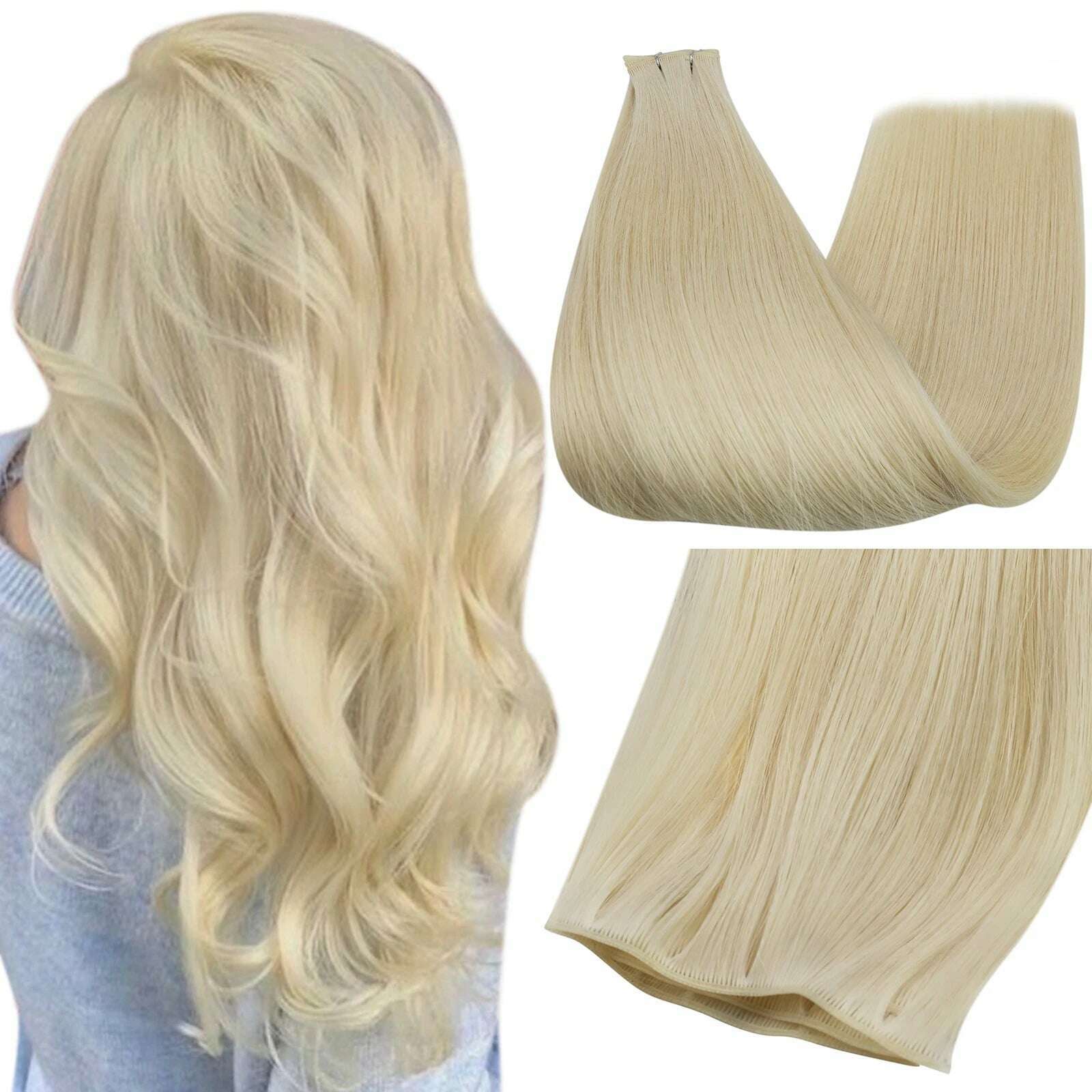 KIMLUD, [NEW] Ugeat Human Hair Weft Virgin Human Hair Extensions Genius Weft Human Hair Extensinos Salon Quality Last 12 Months, KIMLUD Womens Clothes