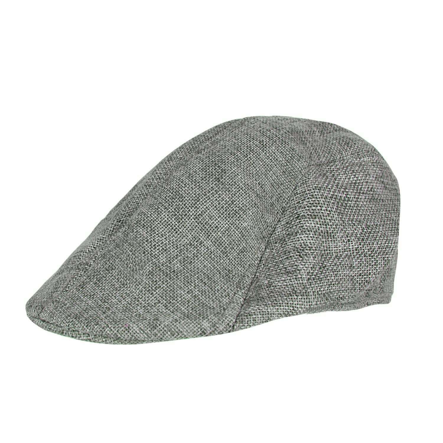 KIMLUD, Newsboy Hat Men Beret Cabbie Driving Hunting Caps Vintage Tweed Peaky Blinders Berets Flat Peaked Cap Street Hats for Men Women, Style 03 Grey, KIMLUD APPAREL - Womens Clothes