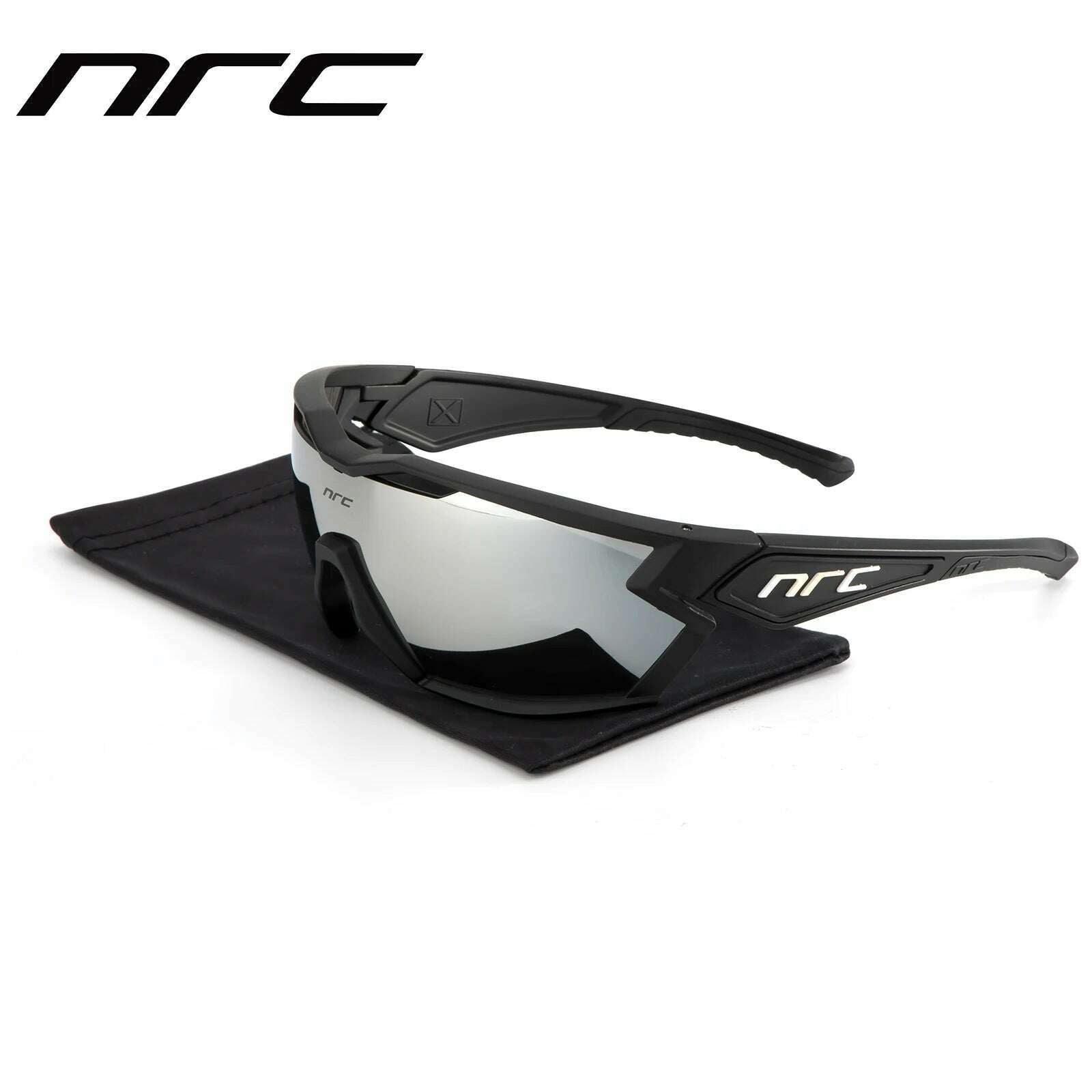 NRC Cycling Sunglasses Woman Bike Goggles Man 1 lens Cycling Glasses Outdoor UV400 Sports Bicycle Eyewear Sunglasses Eyepieces - KIMLUD