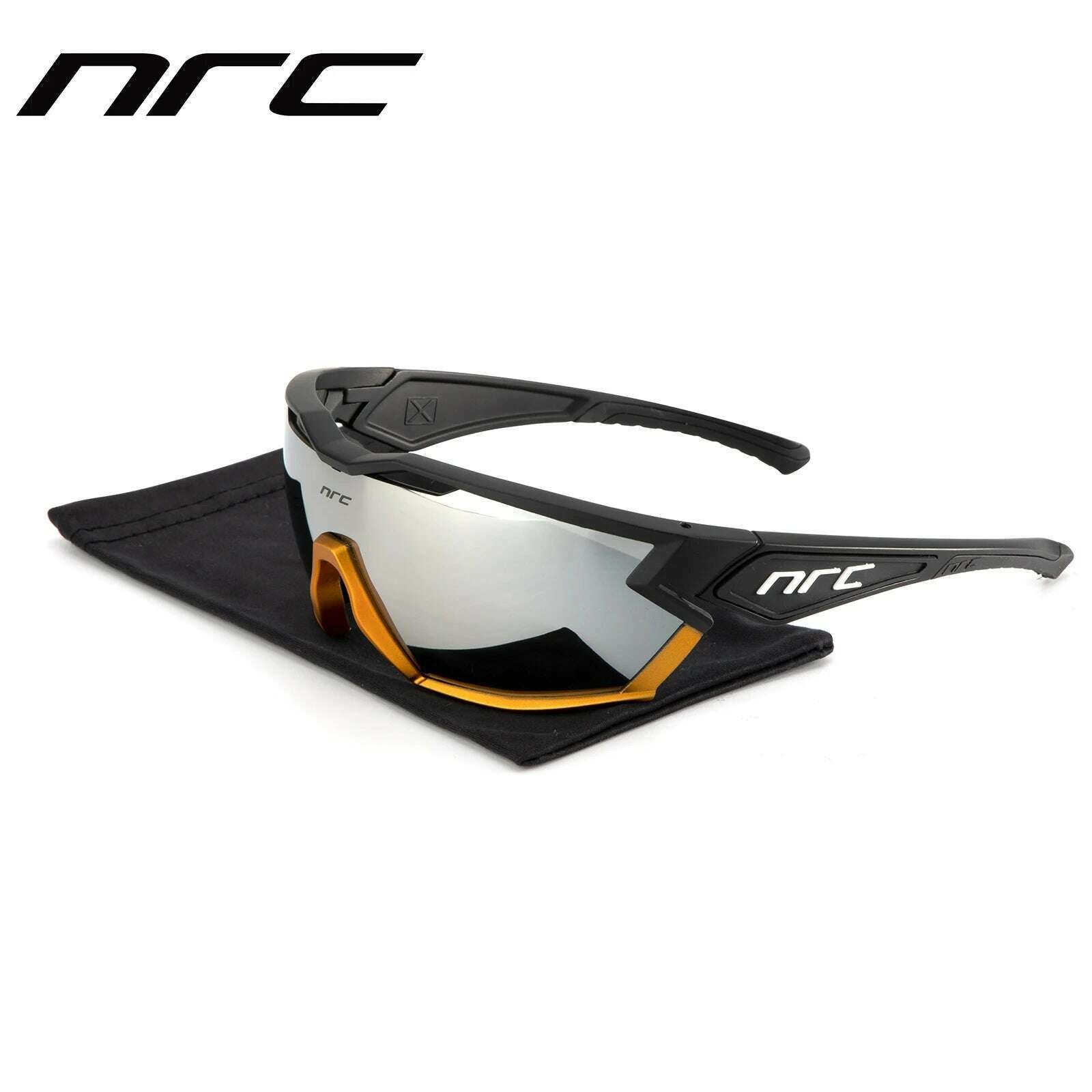 NRC Cycling Sunglasses Woman Bike Goggles Man 1 lens Cycling Glasses Outdoor UV400 Sports Bicycle Eyewear Sunglasses Eyepieces - KIMLUD