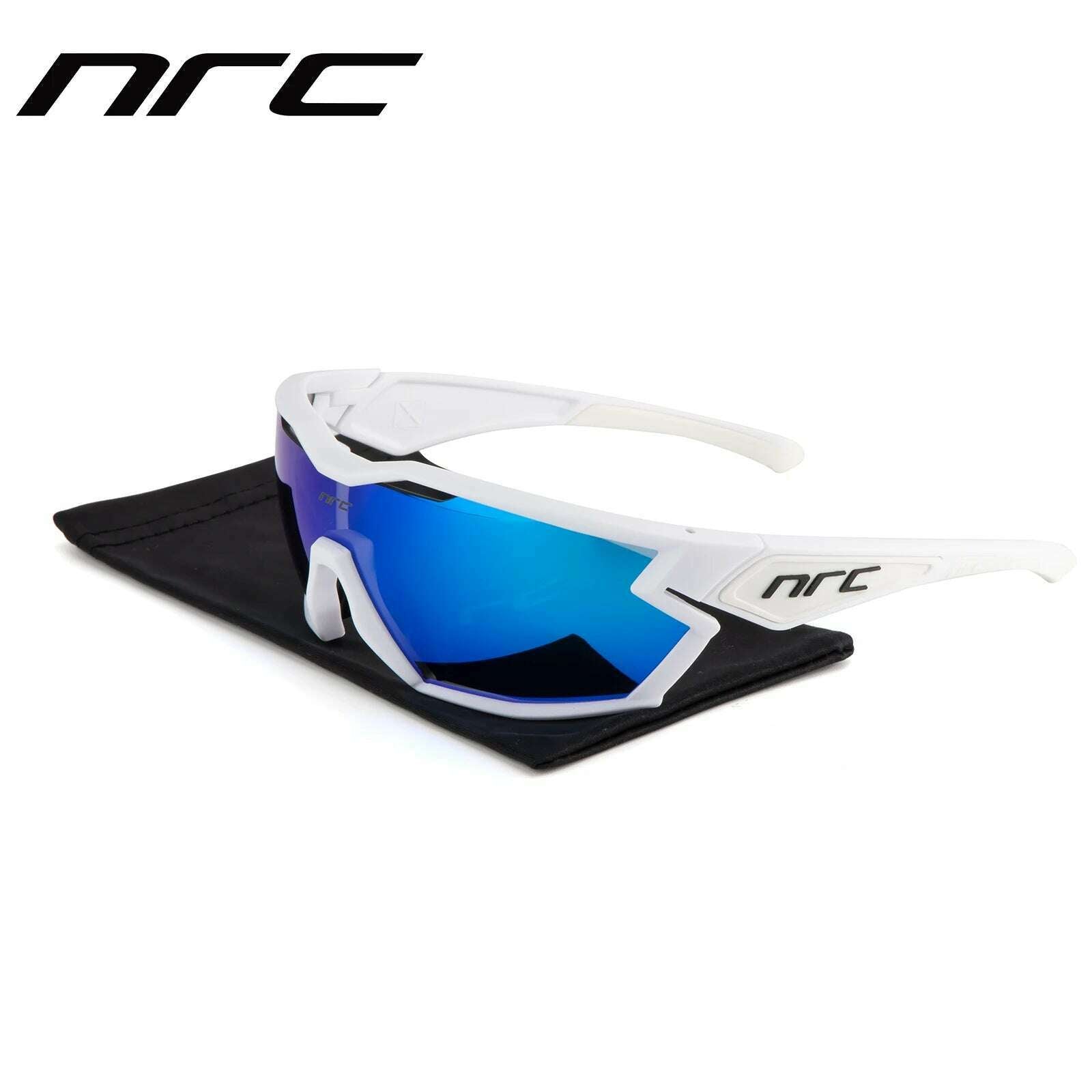 NRC Cycling Sunglasses Woman Bike Goggles Man 1 lens Cycling Glasses Outdoor UV400 Sports Bicycle Eyewear Sunglasses Eyepieces - KIMLUD