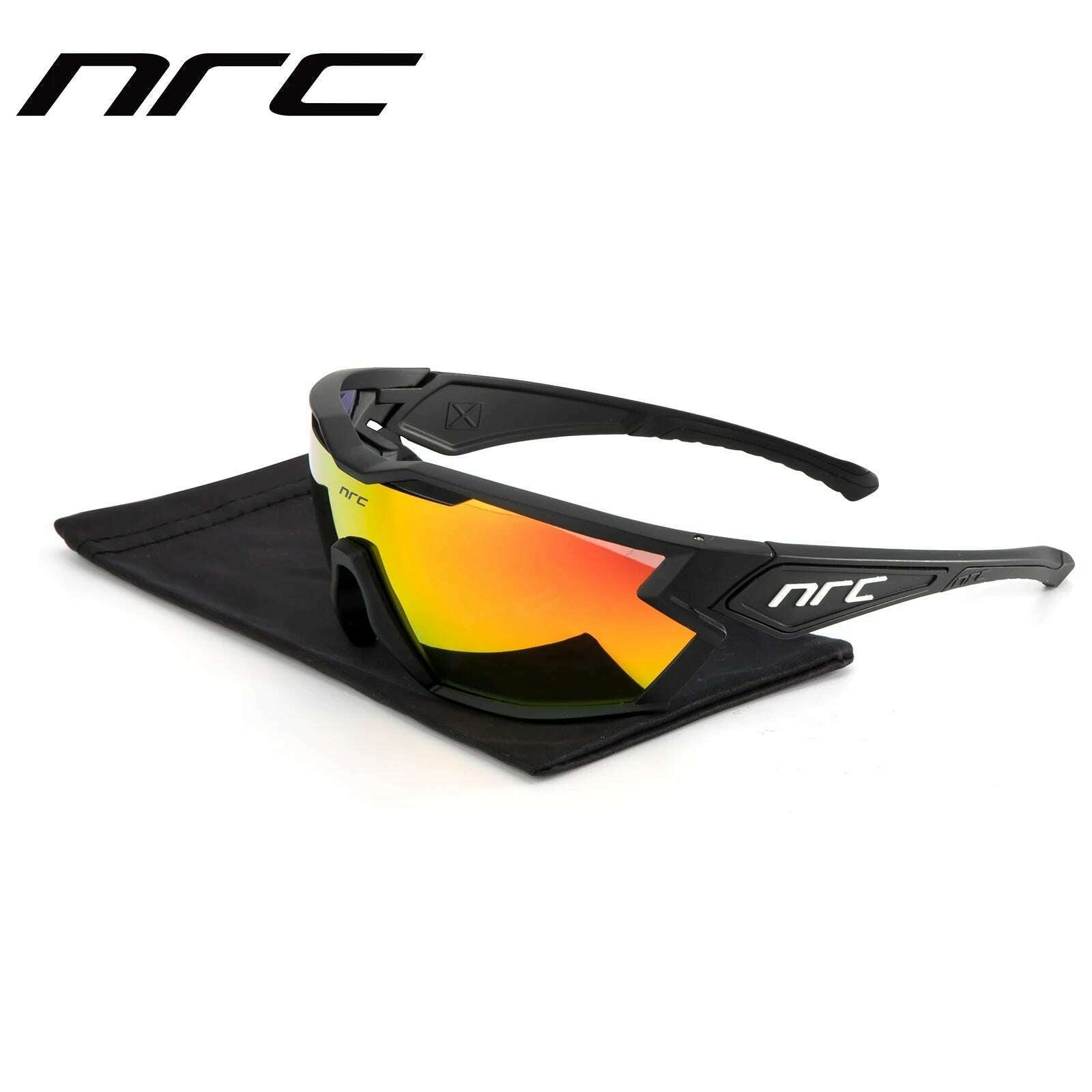 NRC Cycling Sunglasses Woman Bike Goggles Man 1 lens Cycling Glasses Outdoor UV400 Sports Bicycle Eyewear Sunglasses Eyepieces - KIMLUD