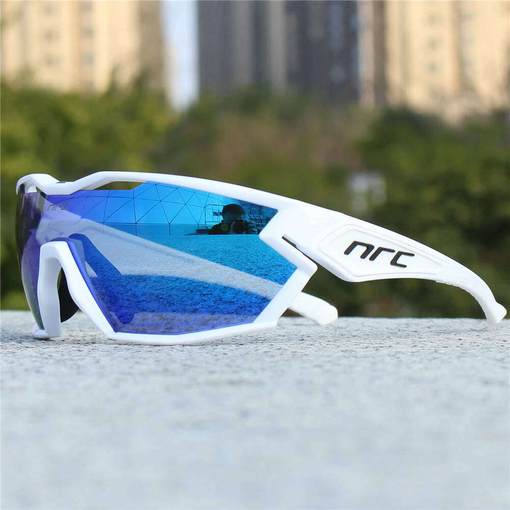 NRC X2 PRide 3lens Cycling Glasses Man Mountain Bike Bicycle Sport Sunglasses MTB Cycling Eyewear Woman - KIMLUD