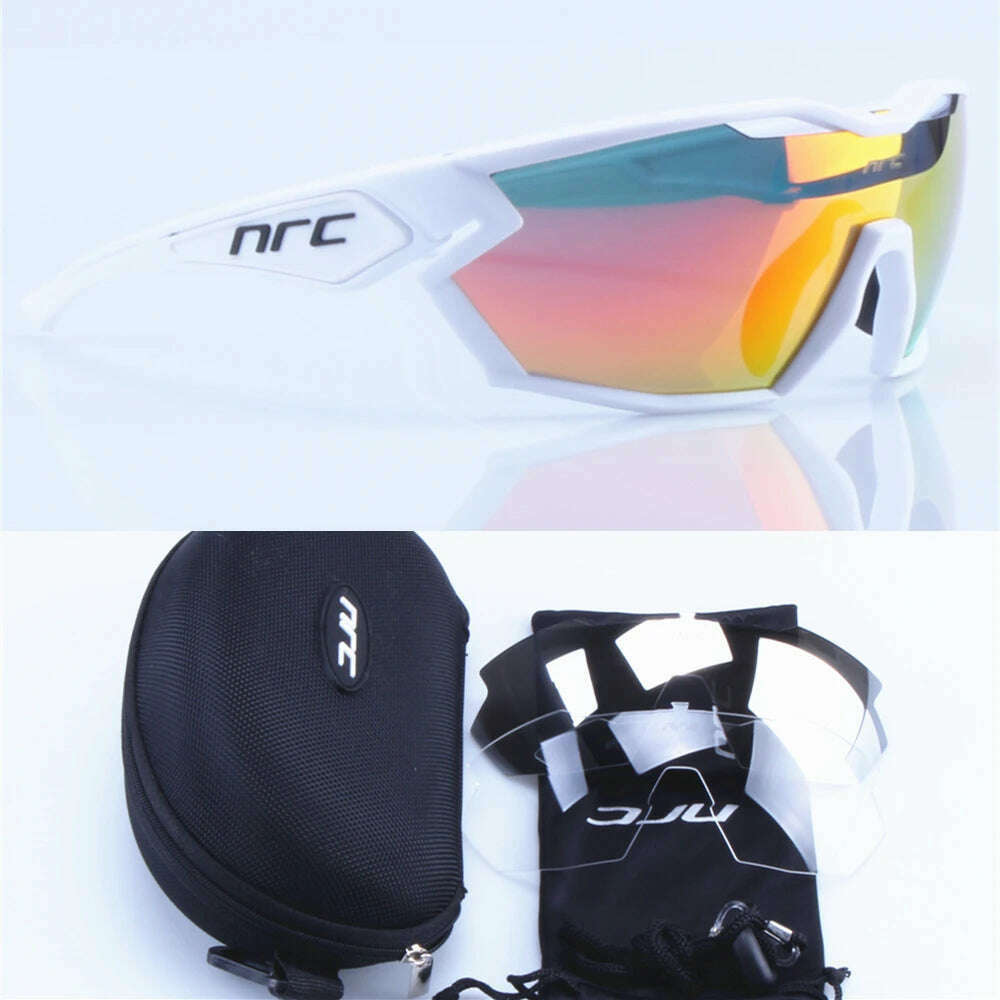 NRC X2 PRide 3lens Cycling Glasses Man Mountain Bike Bicycle Sport Sunglasses MTB Cycling Eyewear Woman - KIMLUD