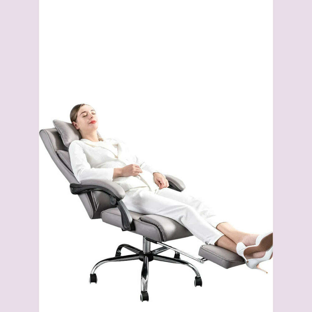 KIMLUD, Office Chair Comfortable Long-Sitting Recliner Sub-Staff Seat Ergonomic Lunch Break, KIMLUD Womens Clothes