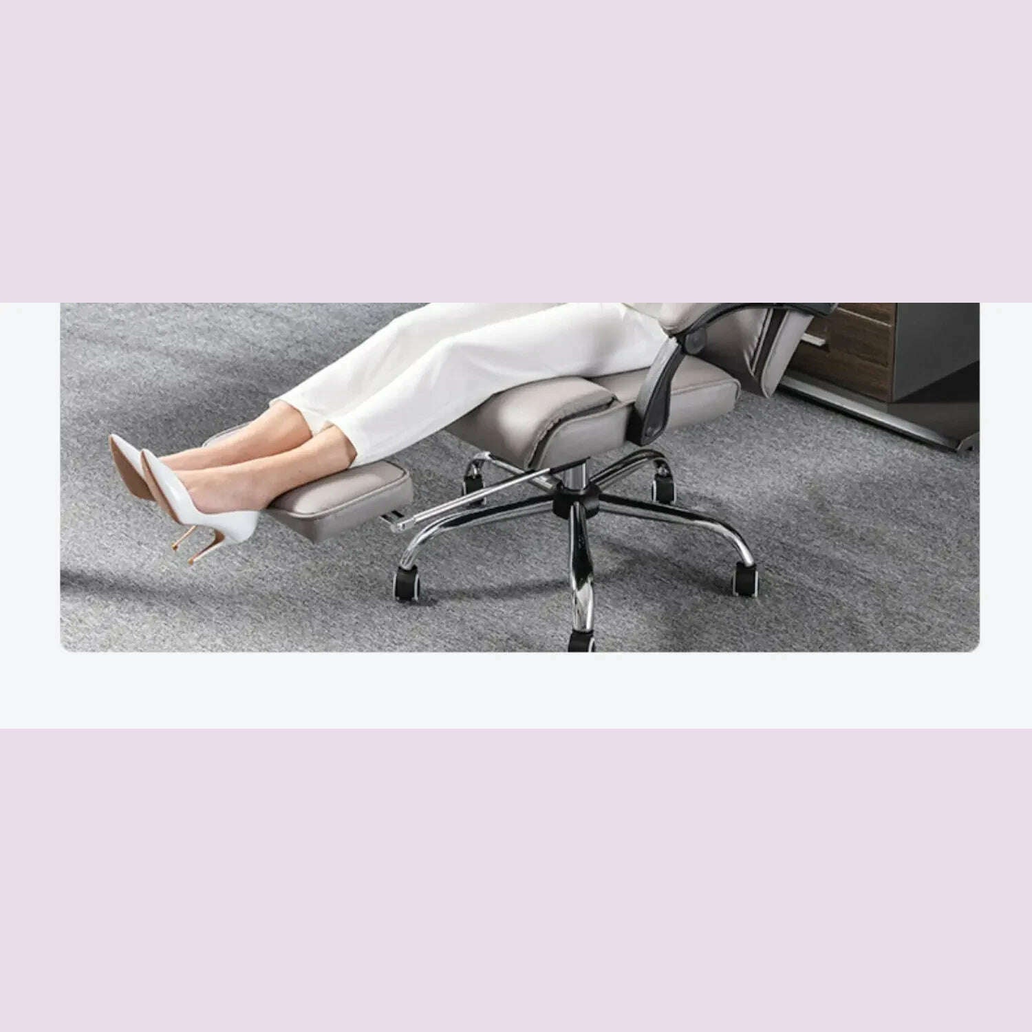 KIMLUD, Office Chair Comfortable Long-Sitting Recliner Sub-Staff Seat Ergonomic Lunch Break, KIMLUD Womens Clothes