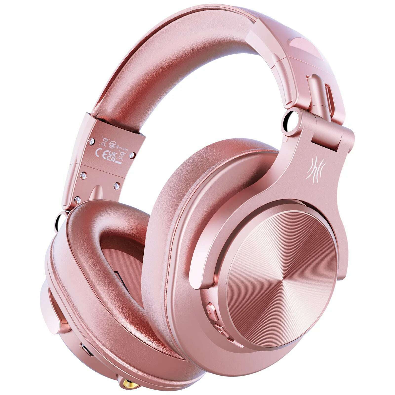 Oneodio A70 Wireless Headphones Sport Bluetooth 5.2 Earphone Over Ear Handsfree Headset With Microphone For Phone Rose Gold - KIMLUD