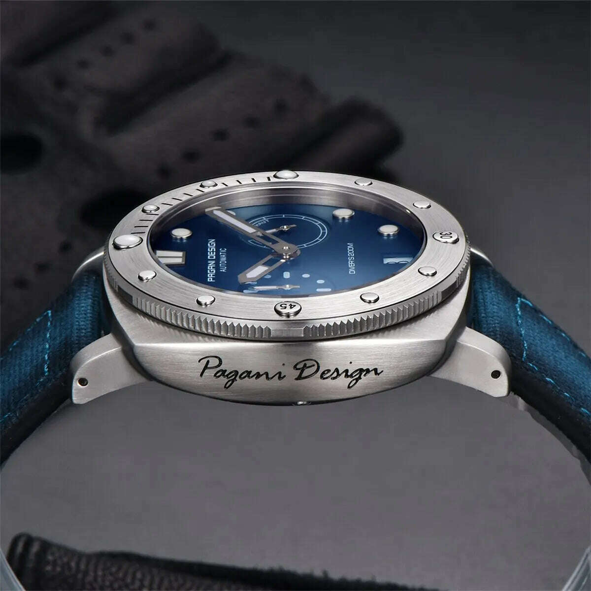 PAGANI Design New Men Automatic Mechanical Watches Diver Watch For Top Brand Luxury 200M Waterproof AR Sapphire Watch for Men - KIMLUD