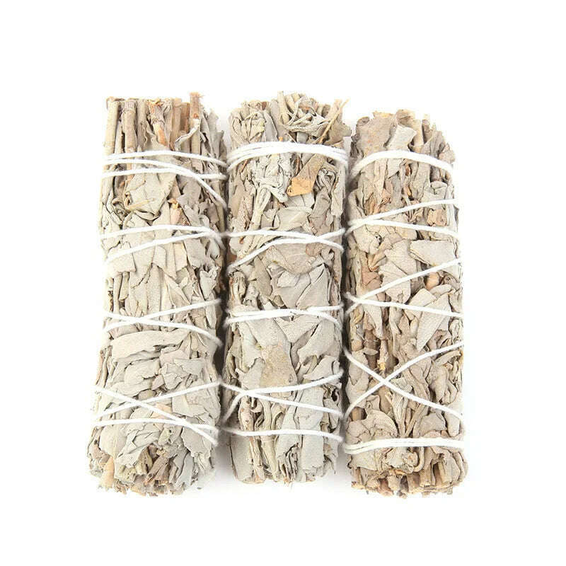 Palo Santo White Sage Stick Set with Abalone Shell Smudge Stick Wand for Spiritual Incense Sticks Burning Aromatherapy Energy - KIMLUD