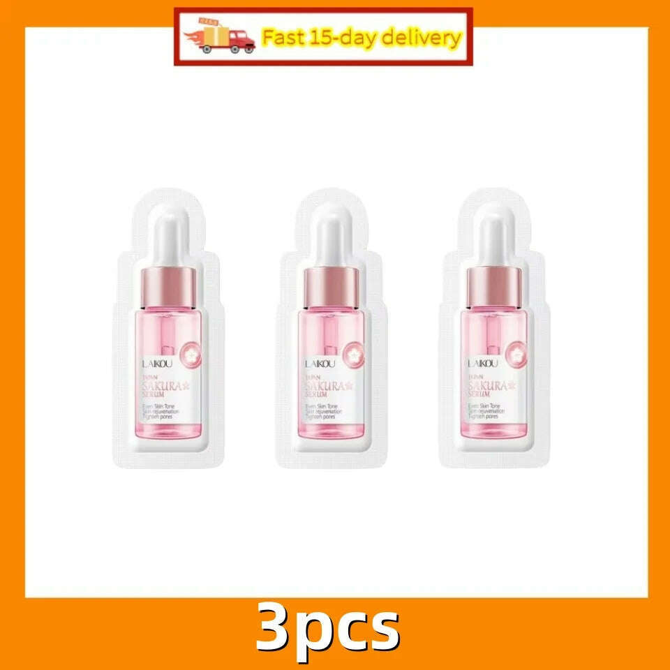 KIMLUD, Peach 70% Niacinamide Serum 30ml Moisturizing Prevent Dryness Facial Essential Oil Increasing Elasticity Smooth Soften Skin Care, 3pcs-4.5ml, KIMLUD APPAREL - Womens Clothes