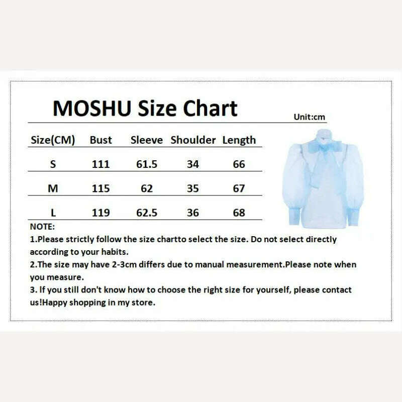 Perspective Mesh Shirts Women Elegant Puff Sleeve Bow Lace Up Blouses Office Ladies Fashion Solid Color Casual Loose Sexy Blouse - KIMLUD