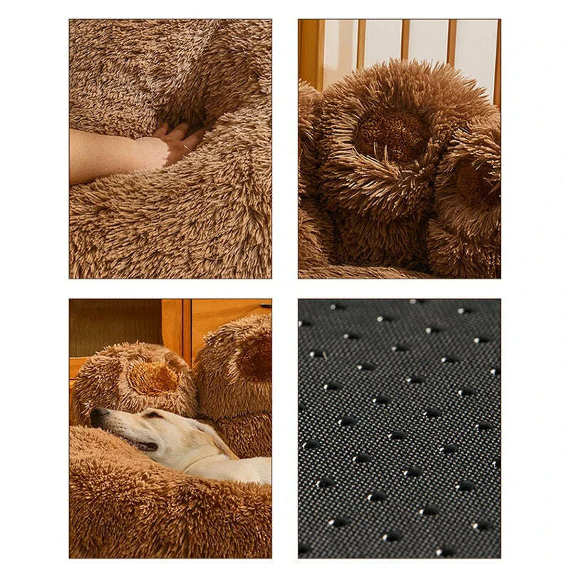 Pet Dog Sofa Beds for Small Dogs Warm Accessories Large Dog Bed Mat Pets Kennel Washable Plush Medium Basket Puppy Cats Supplies - KIMLUD