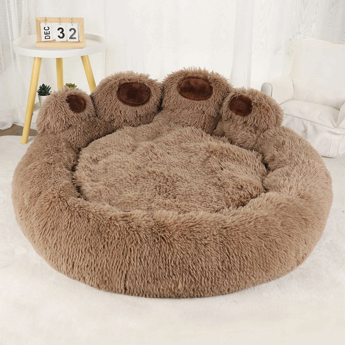 Pet Dog Sofa Beds for Small Dogs Warm Accessories Large Dog Bed Mat Pets Kennel Washable Plush Medium Basket Puppy Cats Supplies - KIMLUD