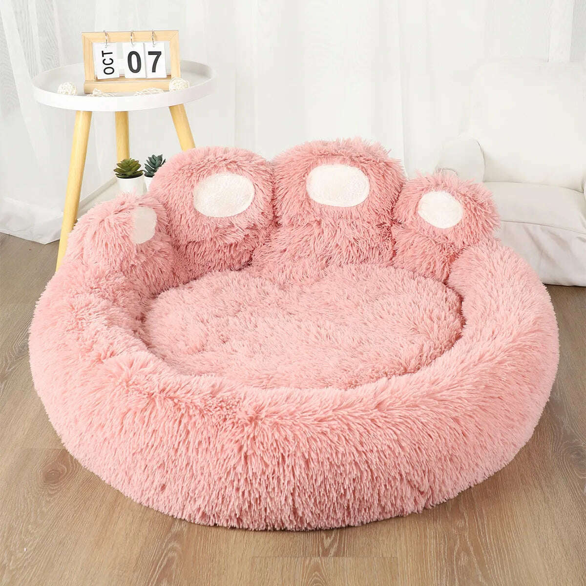 Pet Dog Sofa Beds for Small Dogs Warm Accessories Large Dog Bed Mat Pets Kennel Washable Plush Medium Basket Puppy Cats Supplies - KIMLUD