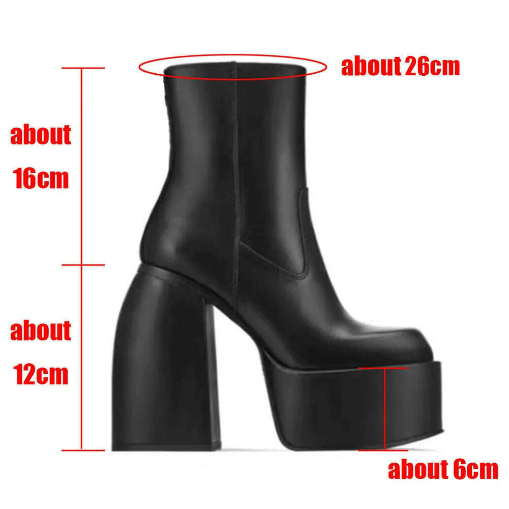 KIMLUD, Plus Size 48 Brand New Ladies Platform Thigh High Boots Fashion Thick High Heels Over The Knee Boots Women Party Shoes Woman, KIMLUD Womens Clothes