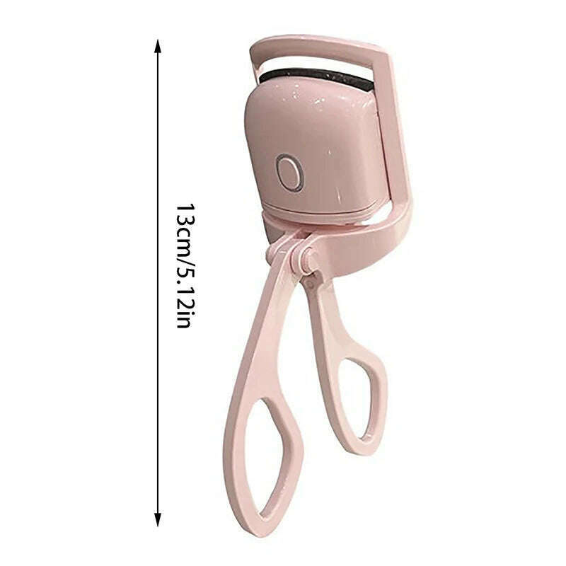 KIMLUD, Portable Eye Lash Perm Shaping And Lasting Curling Thermal Eyelash Clip Electric Eyelash Curler USB Charging Model Fast Heating, Pink, KIMLUD APPAREL - Womens Clothes